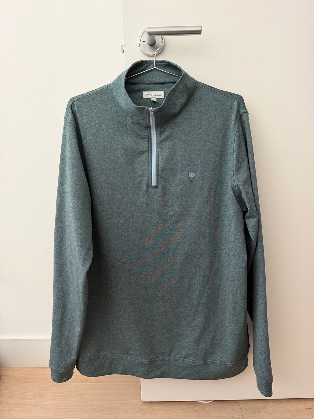 Peter Millar Perth Performance Quarter-Zip Pullover Blue Size L